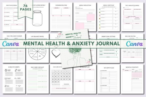 Download Mental Health &amp; Anxiety Journal - Mental health Collection